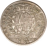 1 Conventionsthaler - Frederick August III, Germany, 1768 reverse image