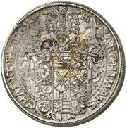 2 Thalers - August, Germany, 1580 reverse image