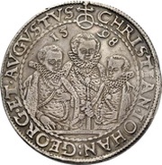 2 Thalers - Christian II, John George and August obverse image
