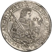 2 Thalers - Christian II, John George and August obverse image