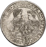 2 Thalers - Christian II, John George and August, Germany, 1605-1611 reverse image