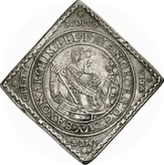 2 Thalers - John George I Klippe; Baptism obverse image