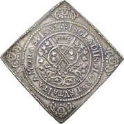 2 Thalers - John George I and August Klippe; Birth, Germany, 1615 reverse image