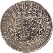 2 Thalers - John George I, Germany, 1616-1619 reverse image