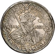 2 Thalers - John George I Augsburg confession, Germany, 1630 reverse image