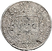 2 Thalers - John George I, Germany, 1645-1655 reverse image