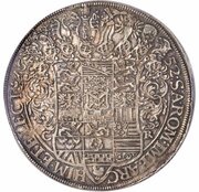 2 Thalers - John George I, Germany, 1652-1653 reverse image