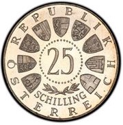 25 Schilling Prince Eugen von Savoyen obverse image