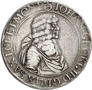 2 Thalers - John George II Wechseltaler obverse image