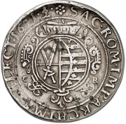 2 Thalers - John George II Wechseltaler, Germany, 1671 reverse image