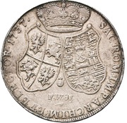 2 Thalers - Frederick August II, Germany, 1736-1744 reverse image