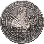3 Thalers - Christian II, John George and August obverse image