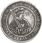 3 Thalers - John George I Vicariat obverse image