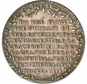 3 Thalers - John George II, Germany, 1678 reverse image