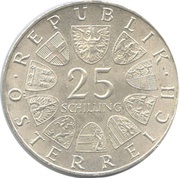25 Schilling Ferdinand Raimund obverse image