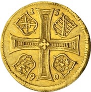 1 Ducat - Christian I, Germany, 1590 reverse image