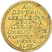 1 Ducat - John George I Neujahrsdukat, Germany, 1615-1656 reverse image