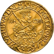 1 Ducat - John George I Centenary of the Reformation obverse image