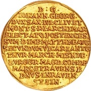 1 Ducat - John George I Vicariat, Germany, 1619 reverse image
