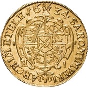 1 Ducat - John George I, Germany, 1625-1655 reverse image