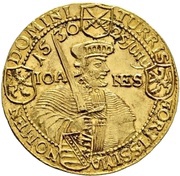1 Ducat - John George I Augsburg confession, Germany, 1630 reverse image