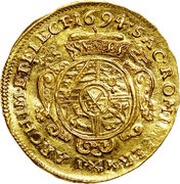 1 Ducat - John George IV, Germany, 1691-1694 reverse image
