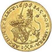 1 Ducat - Frederick August I, Germany, 1695-1697 reverse image