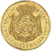 1 Ducat - Frederick August I Coronation, Germany, 1697 reverse image