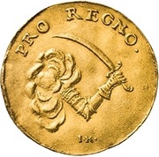 1 Ducat - Frederick August I Coronation, Germany, 1697 reverse image