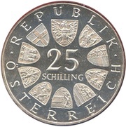 25 Schilling Lukas von Hildebrandt obverse image