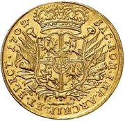 1 Ducat - Frederick August I, Germany, 1702-1712 reverse image