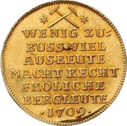 1 Ducat - Frederick August I Ausbeute, Germany, 1709-1714 reverse image