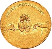 1 Ducat - Frederick August I Marriage, Germany, 1719 reverse image