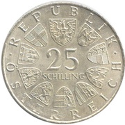 25 Schilling Peter Rosegger obverse image