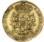 1 Ducat - Frederick August II, Germany, 1735-1763 reverse image