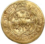 1 Ducat - Frederick August II, Germany, 1753-1756 reverse image