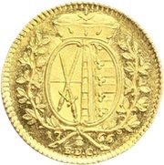 1 Ducat - Frederick August III, Germany, 1764-1768 reverse image