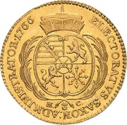 1 Ducat - Xaver, Germany, 1766-1768 reverse image