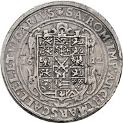 4 Thalers - John George I Vicariat, Germany, 1612 reverse image
