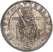 4 Thalers - John George I Centenary of the Reformation, Germany, 1617 reverse image