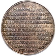 4 Thalers - John George II Death, Germany, 1657 reverse image