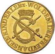 2 Ducats - John George I Sofiendukat obverse image
