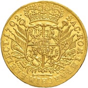 2 Ducats - Frederick August I, Germany, 1702-1712 reverse image