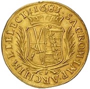 3 Ducats - John George III, Germany, 1681-1691 reverse image