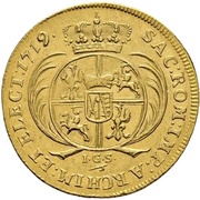3 Ducats - Frederick August I, Germany, 1717-1721 reverse image