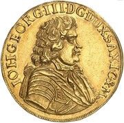 4 Ducats - John George III obverse image