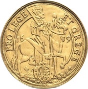 5 Ducats - John George I Vicariat obverse image
