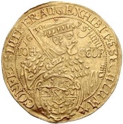 5 Ducats - John George I Augsburg confession obverse image