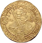 5 Ducats - John George I Augsburg confession, Germany, 1630 reverse image
