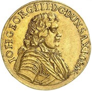 5 Ducats - John George III obverse image